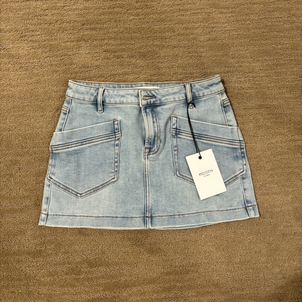 Denim Mini Skirt